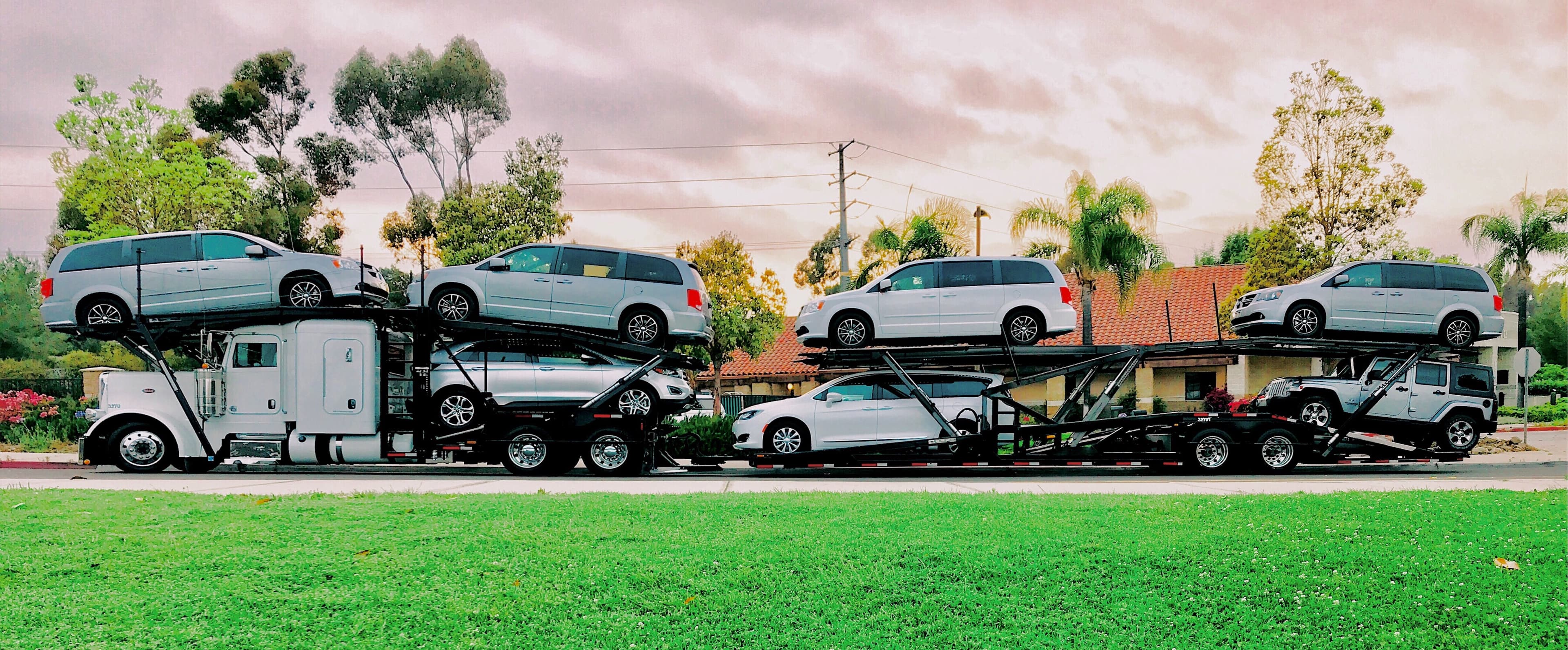 Car carrier transport